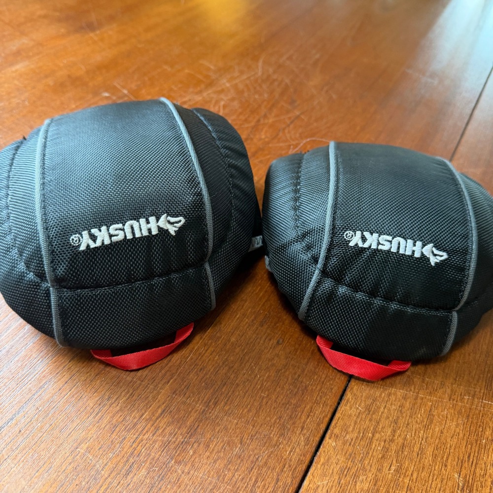 Husky Black Soft Cap Foam Padded Knee Pads Slip On Work Safety Gear Protective